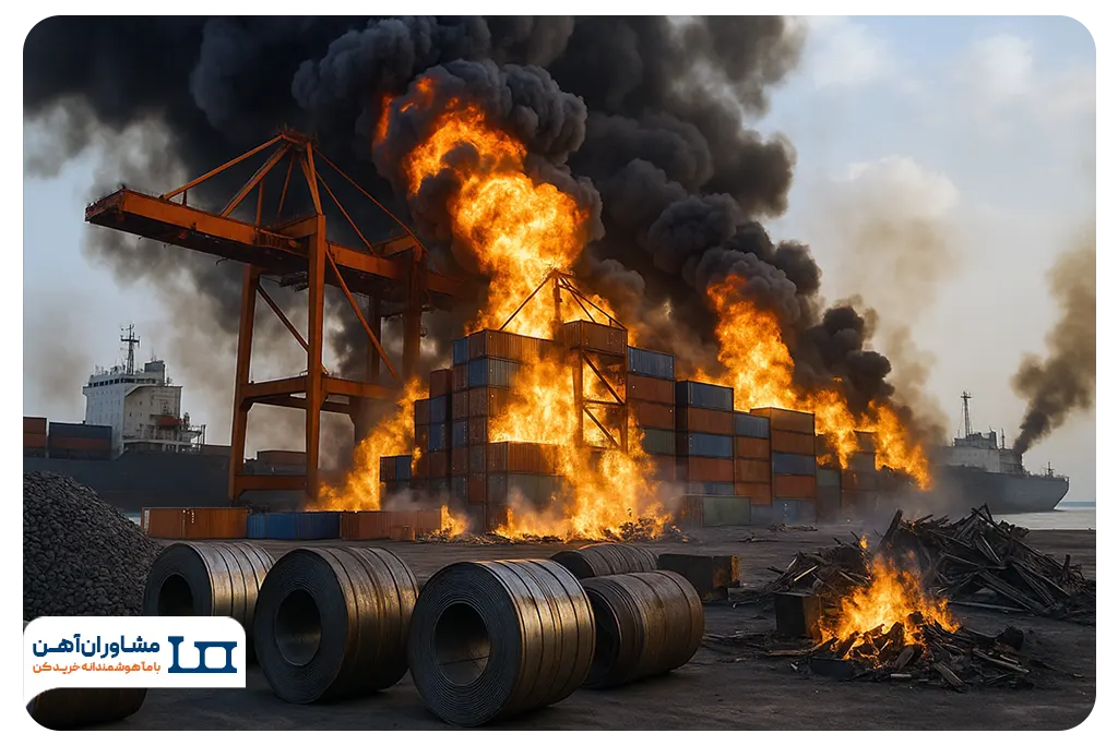 انفجار بندرعباس؛ زنجیره تأمین فولاد در وضعیت هشدار