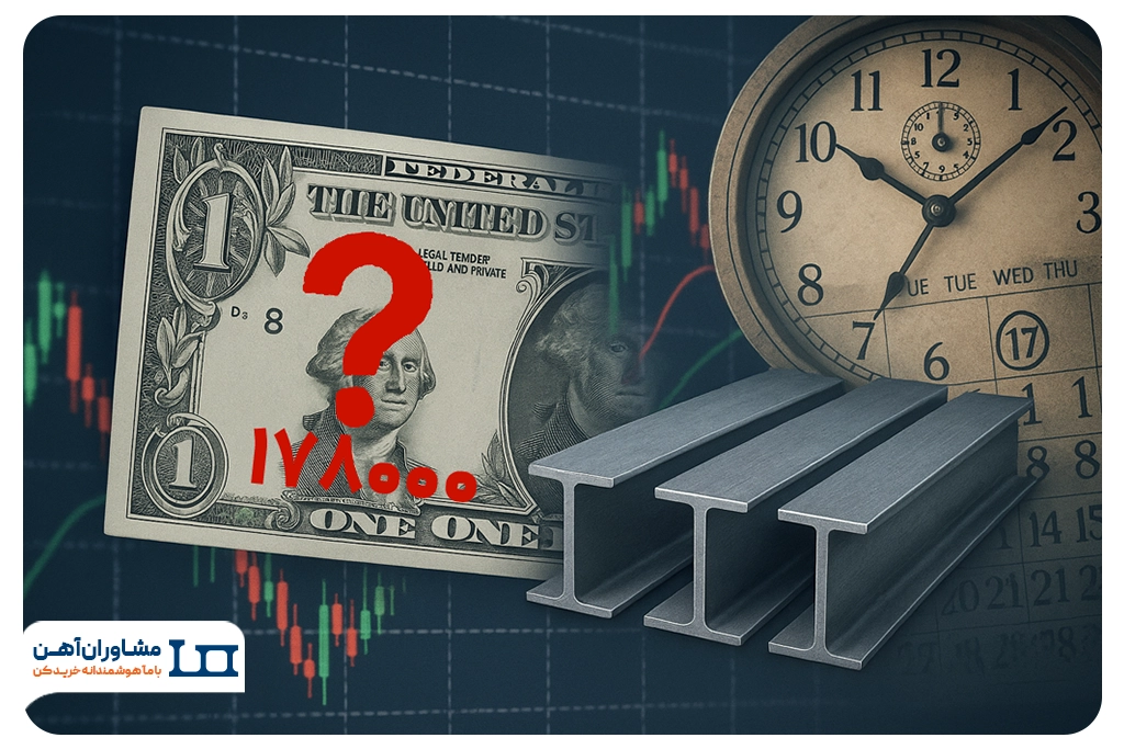 پیش بینی‌ها در مورد نرخ دلار ۱۷۸ تومانی؛ تاریخ در بازار فولاد تکرار می‌شود؟