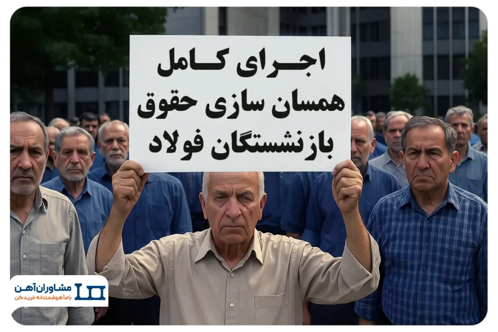 تجمع بازنشستگان صنعت فولاد در سه شهر