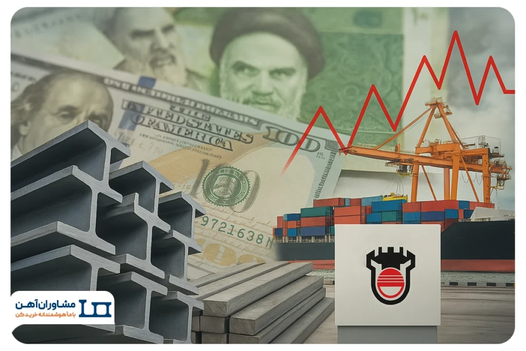 سیاست‌های صادراتی و بازی قیمت تیرآهن ذوب‌آهن اصفهان در میدان چالش‌های داخلی و جهانی