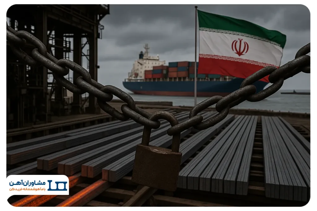 فولاد ایران در تنگنای تجارت جهانی؛ فشار مکانیسم ماشه و دام قیمت‌گذاری دستوری