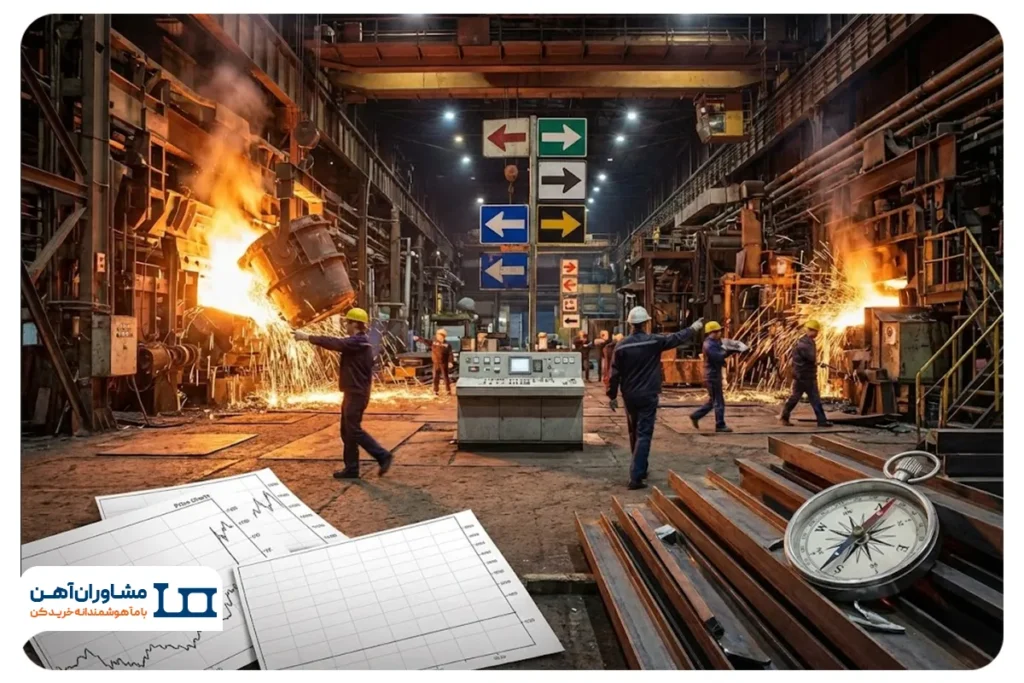 فولاد در میدان تصمیم‌های پراکنده در شرایط بدون رهبر قیمتی